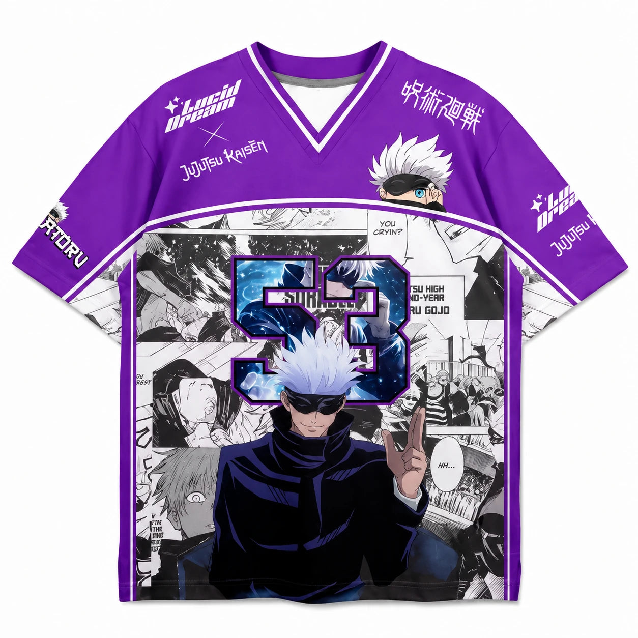 Gojo Satoru Purple Jersey