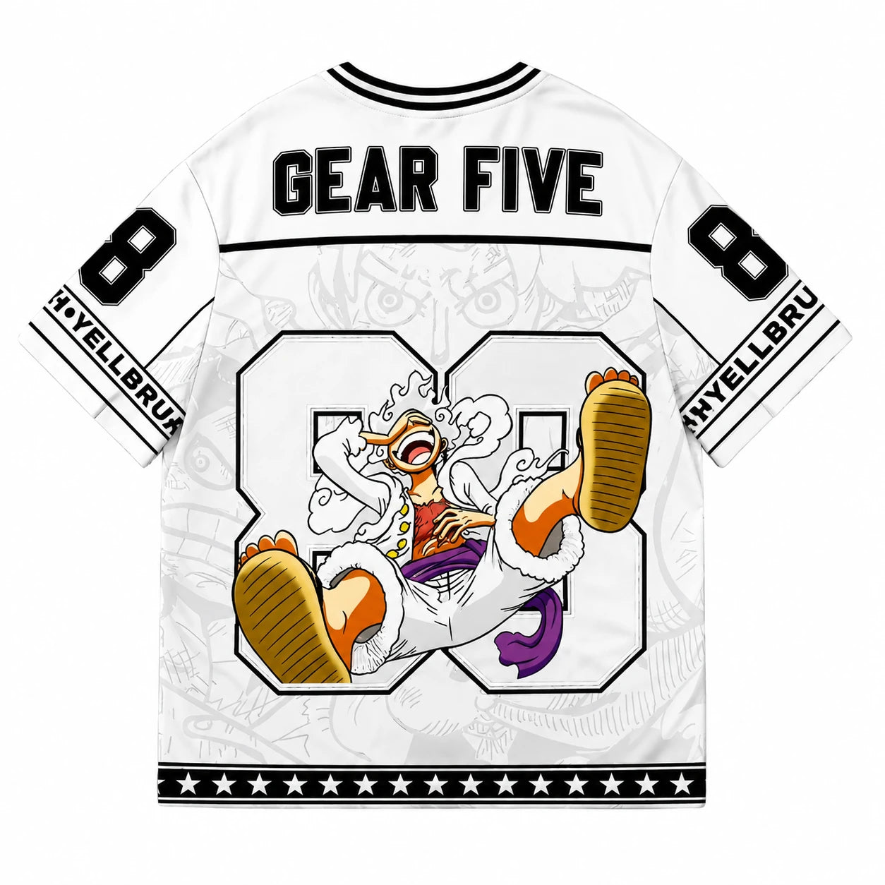 Luffy Gear 5 White Jersey