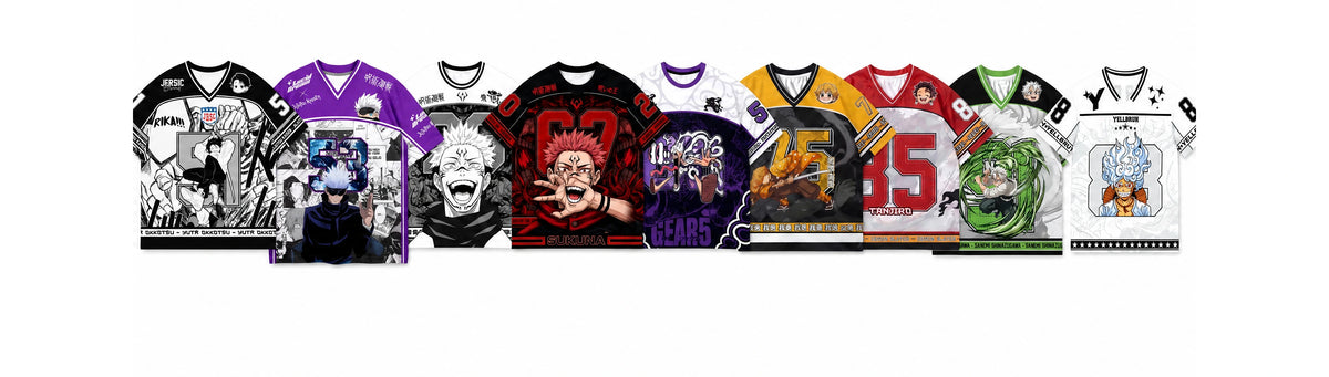 Camisetas de fútbol de anime de Shiro Drip
